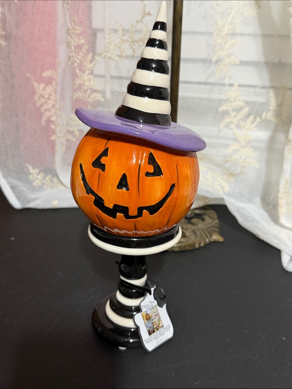 Blue Sky clayworks Halloween pumpkin decor
